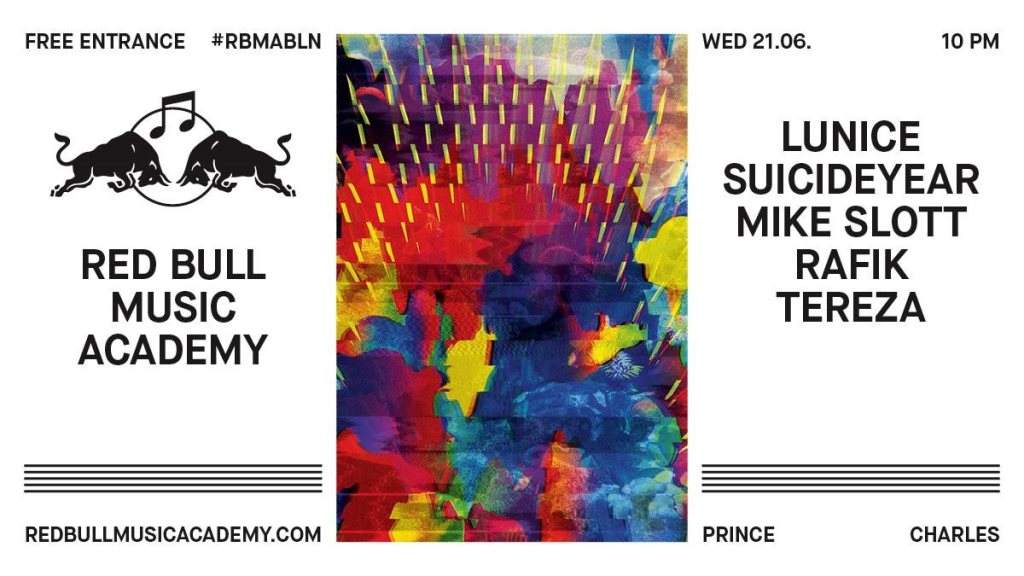 Red Bull Music Academy Night with Lunice, Rafik, Suicideyear & More - Página frontal