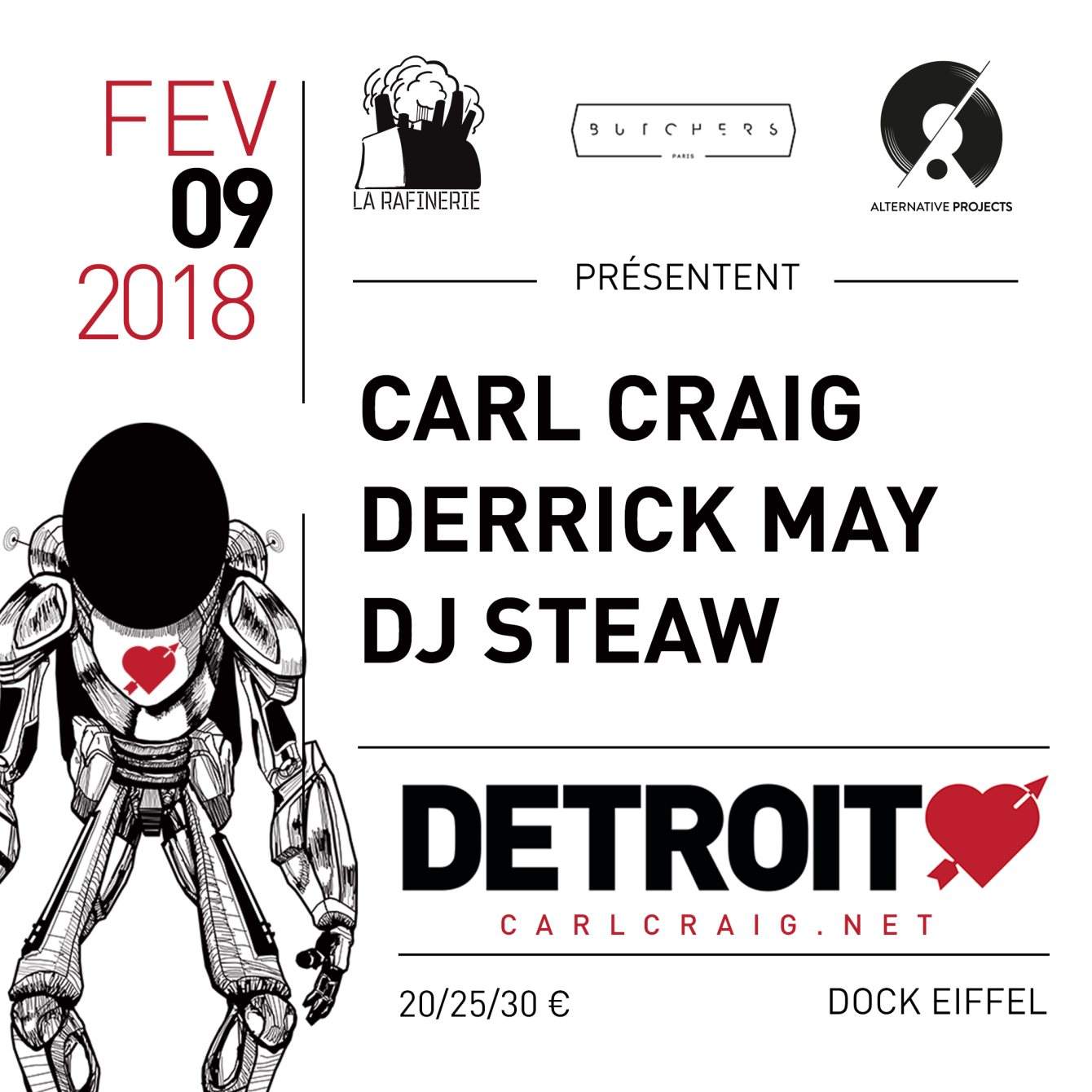 Detroit Love - フライヤー表