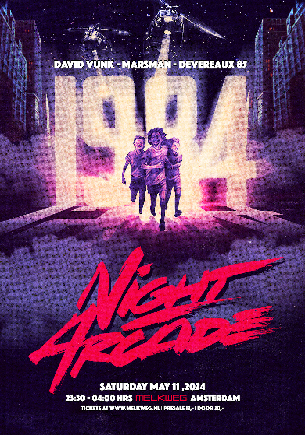 1984 Night at the Arcade - フライヤー表