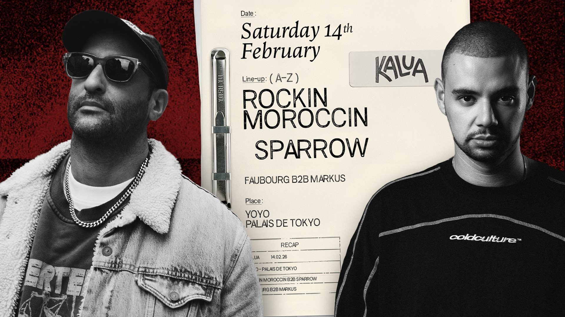 Kalua - SPARROW B2B Rockin Moroccin - YOYO at YoYo - Palais de Tokyo, Paris