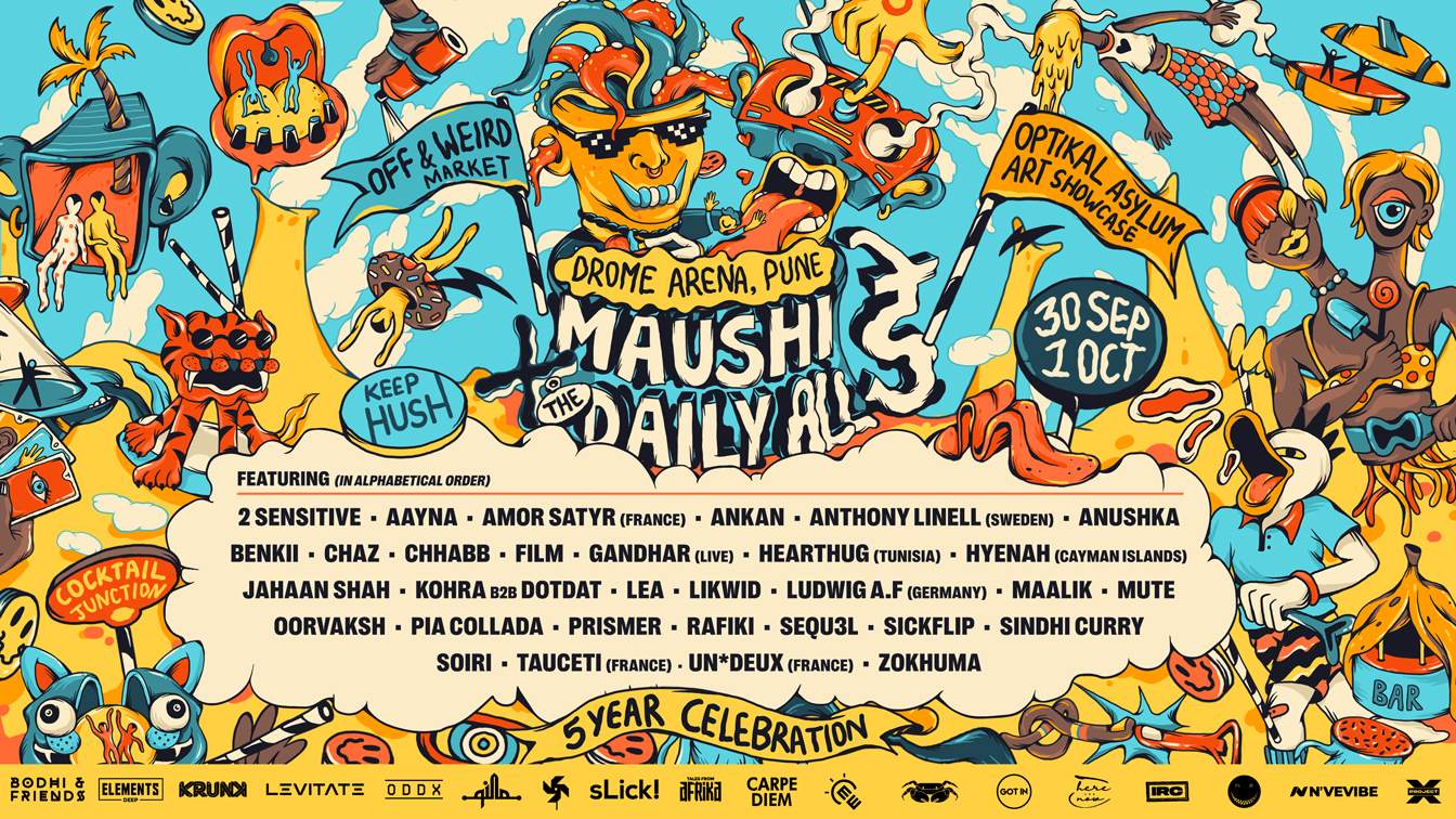 MAUSHI Day x The Daily All Day - フライヤー表