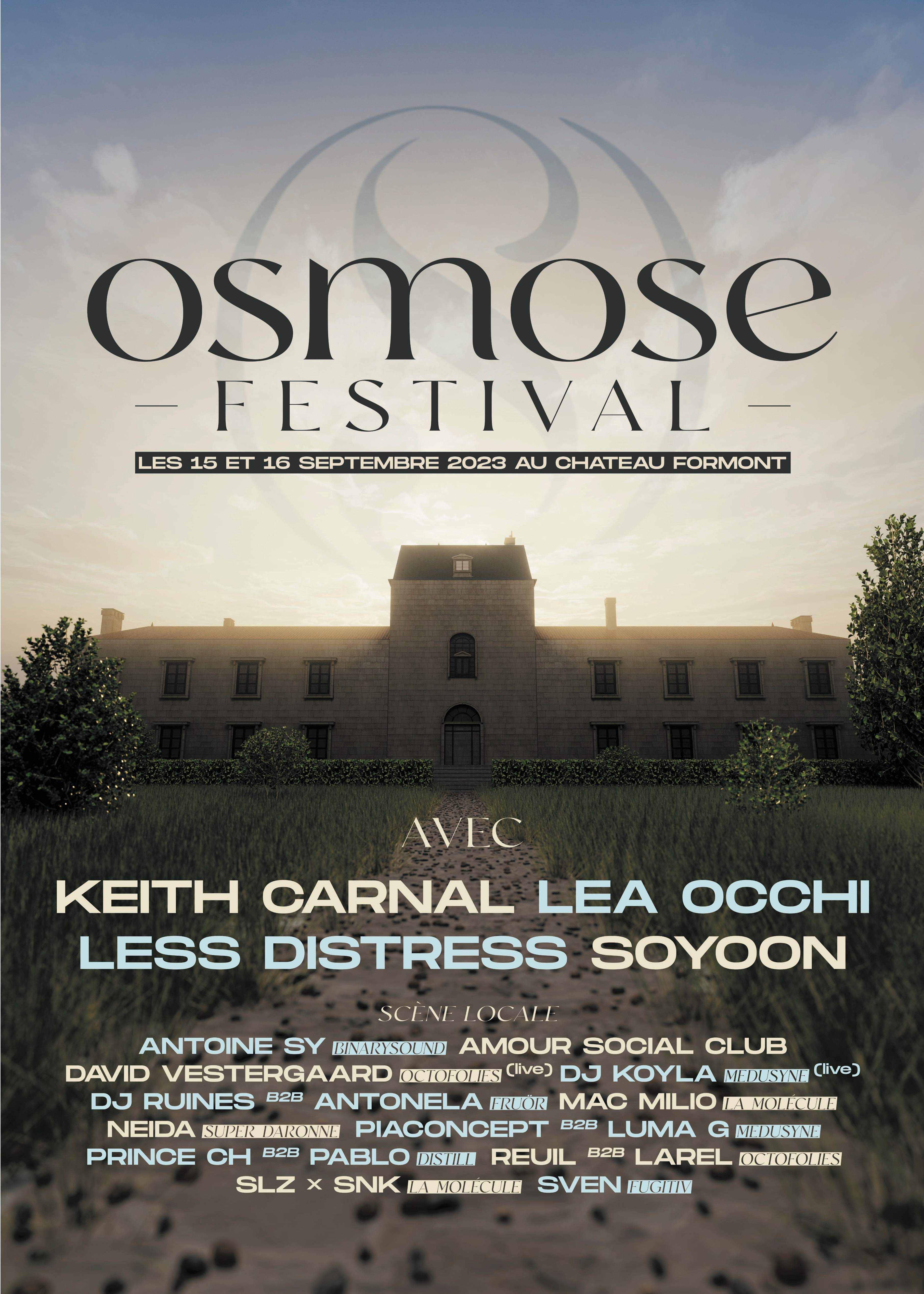 Osmose Festival - フライヤー表