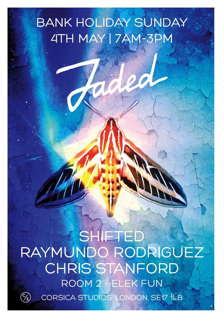 Jaded Bank Holiday Sunday with Shifted - フライヤー表