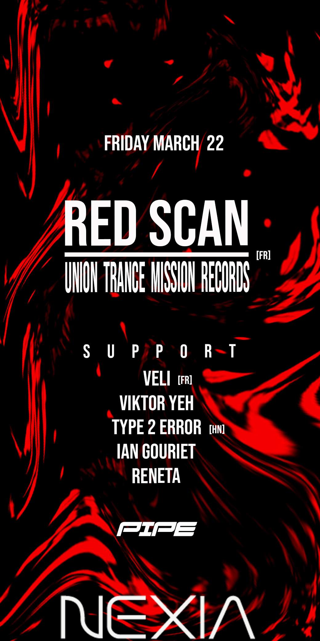 Eden Hill presents ― Red Scan [ FR ] [ Union Trance Mission Records ] - Página trasera