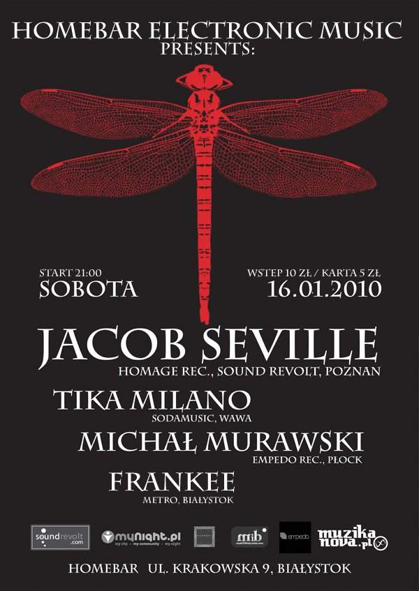 Jacob Seville, Tika Milano - Página frontal