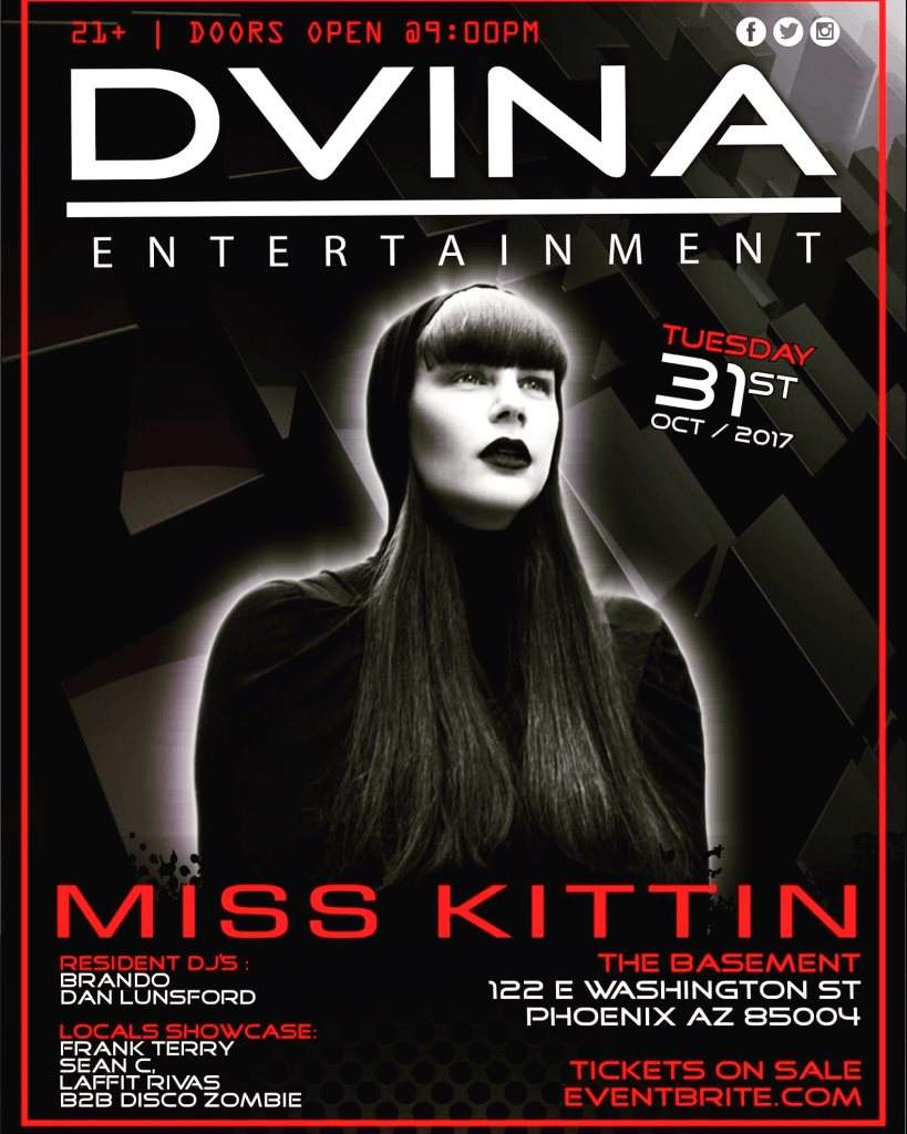 Dvina presents Miss Kittin - Página frontal