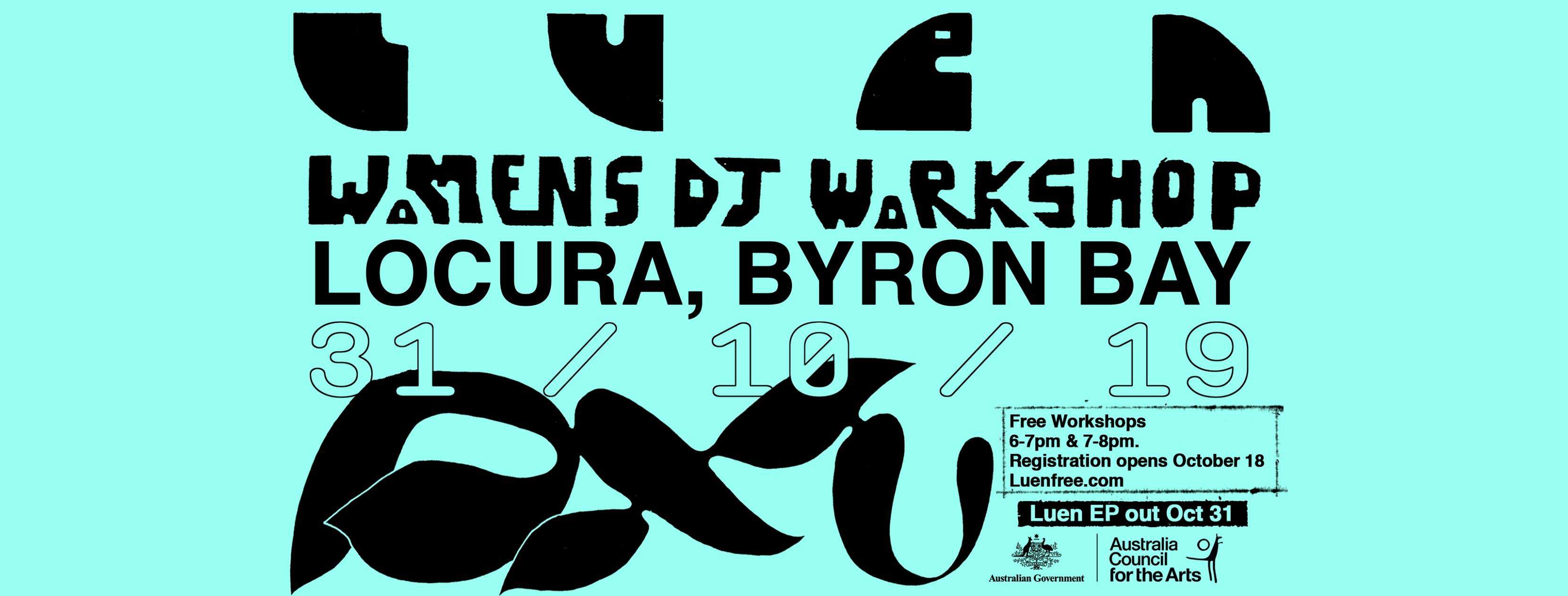 Women's DJ Workshops Byron Bay - Página frontal