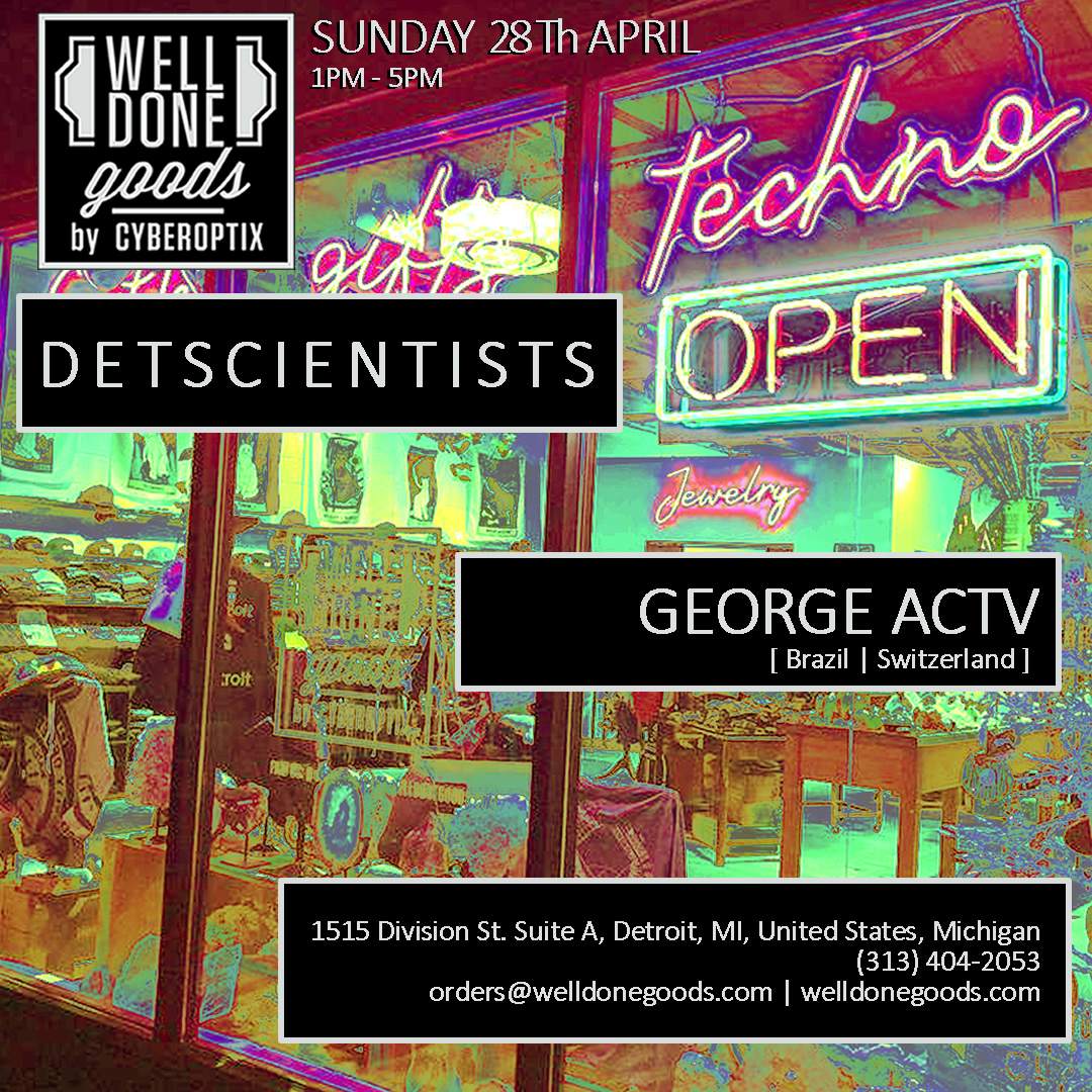 TECHNO OPEN - Well Done Goods - フライヤー表