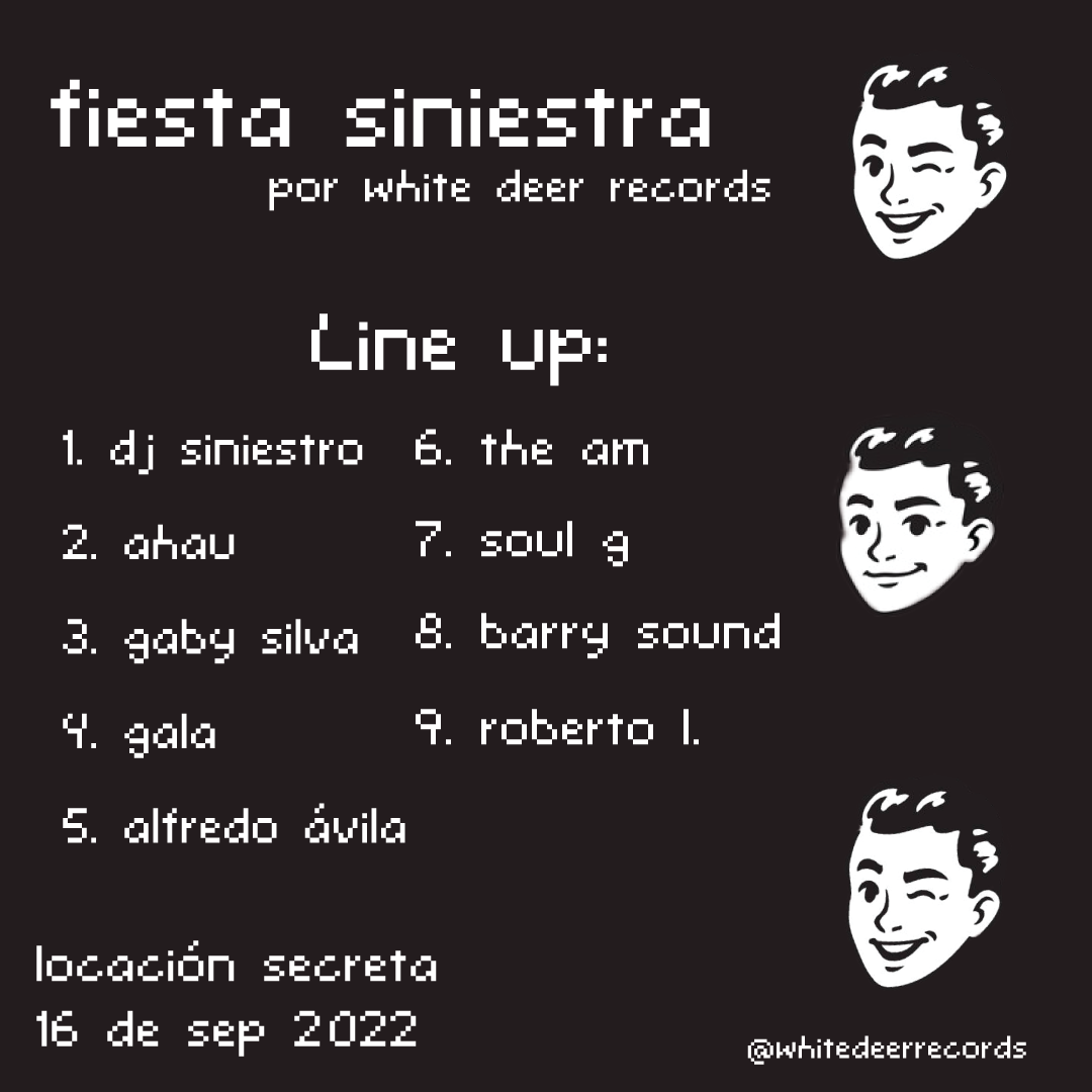 Fiesta Siniestra - フライヤー表