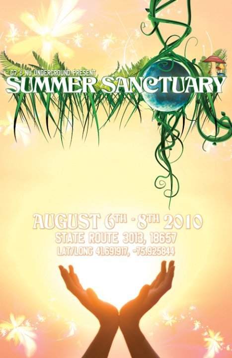 Summer Sanctuary - フライヤー表