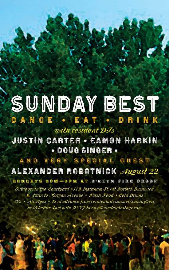 Sunday Best - Justin Carter, Eamon Harkin, Doug Singer & Alexander Robotnick - Página frontal