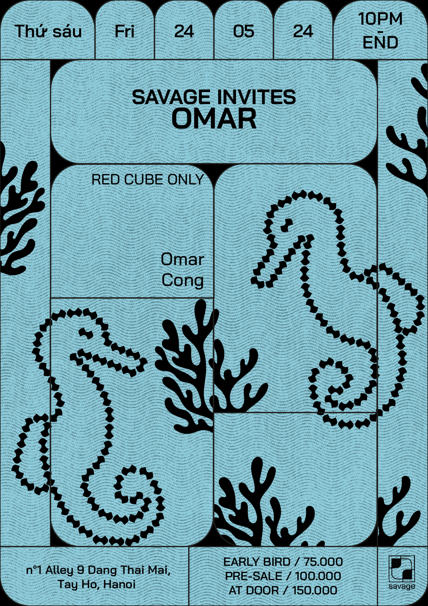 Savage Invites Omar - Página frontal