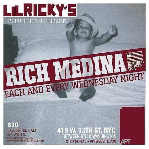 Little Ricky's Rib Shack with Rich Medina + Akalepse 11pm - Página frontal