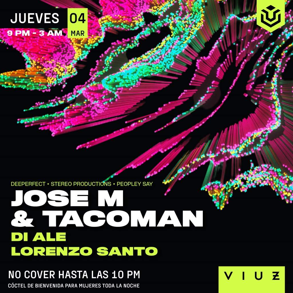 Jose M & Tacoman - フライヤー表