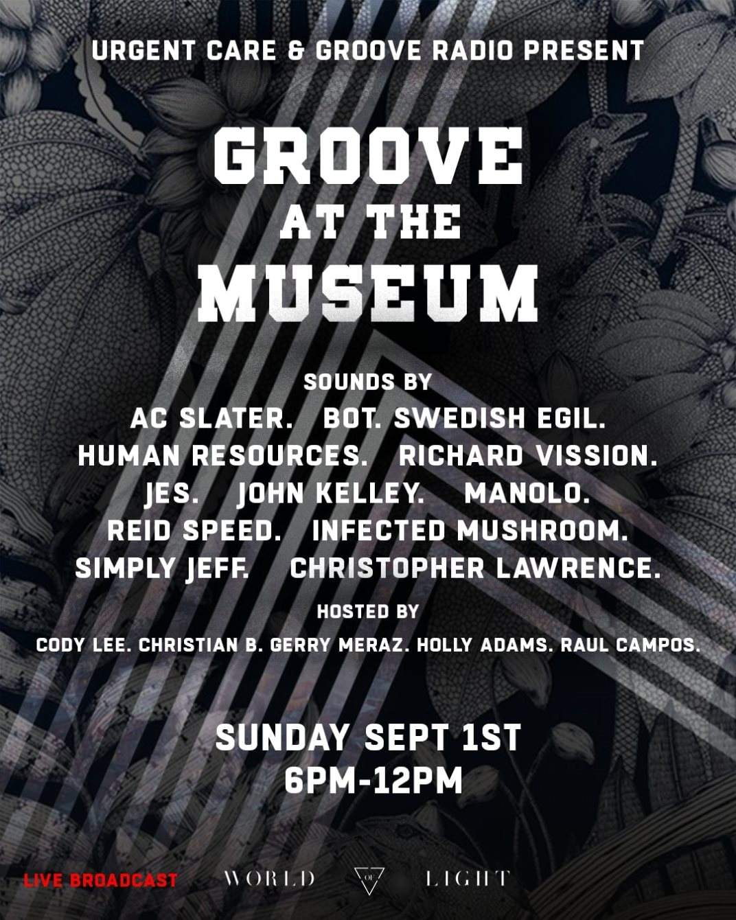 Groove at the Museum - フライヤー表