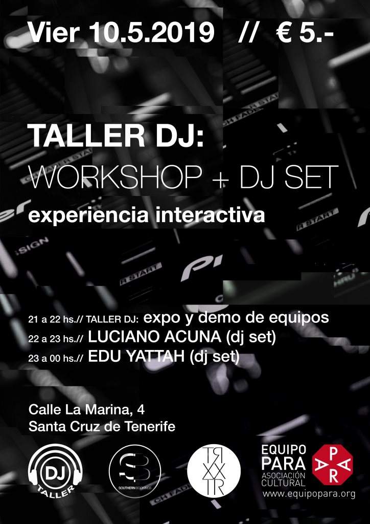 Taller DJ Workshop DJ Set - Página frontal