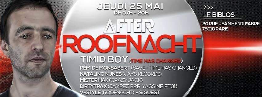 After Roofnacht Rooftop:w.Timid BOY(3hours:Djset)&Guest - Página frontal