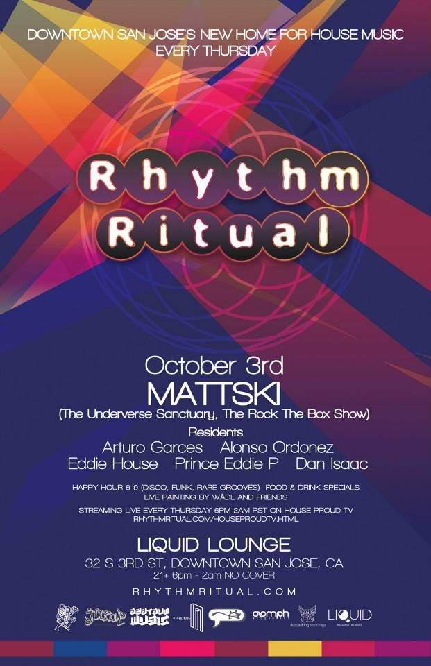 Rhythm Ritual - フライヤー表