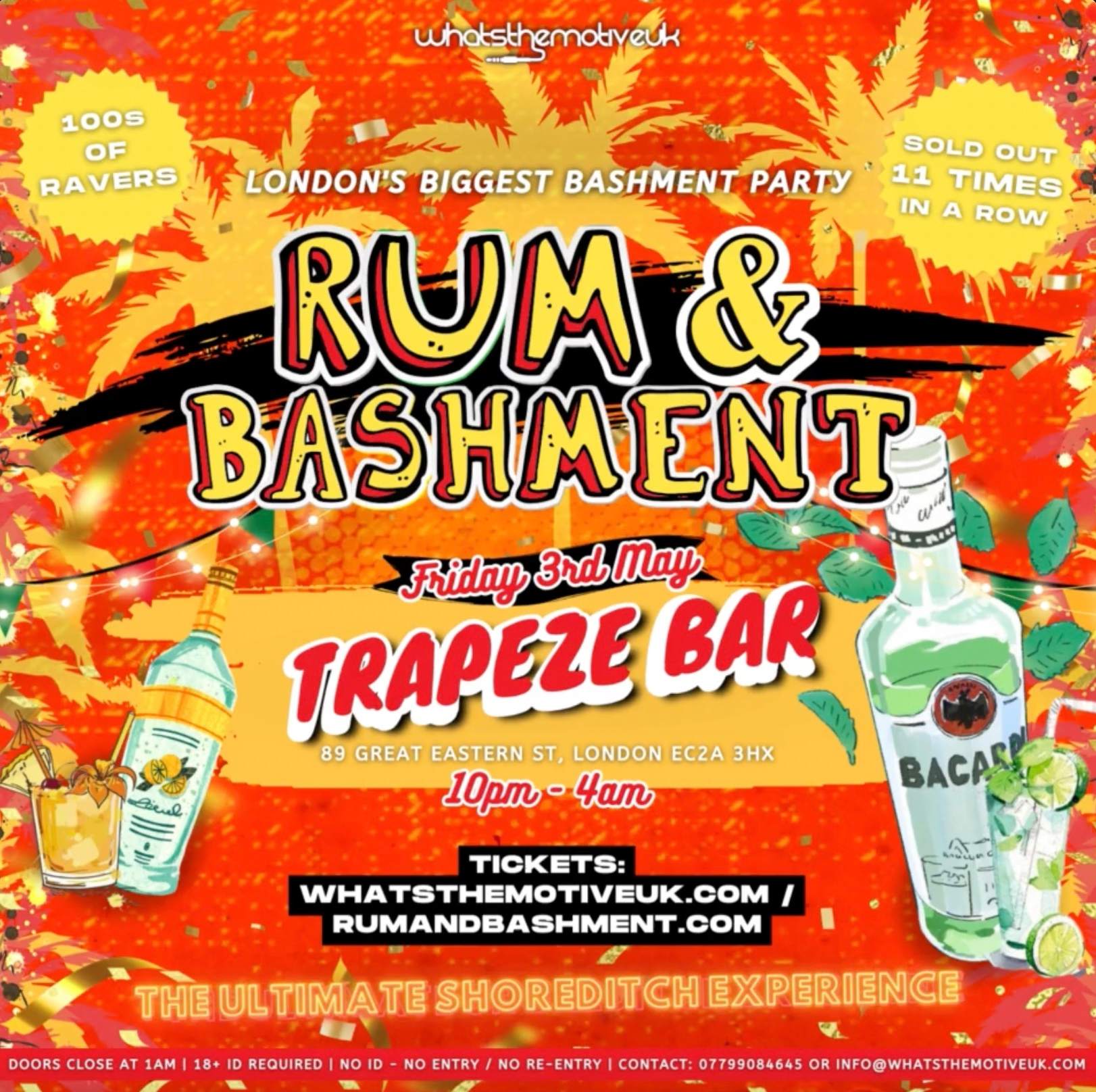 RUM & BASHMENT - London's Biggest Bank Holiday Bashment Party - Página frontal
