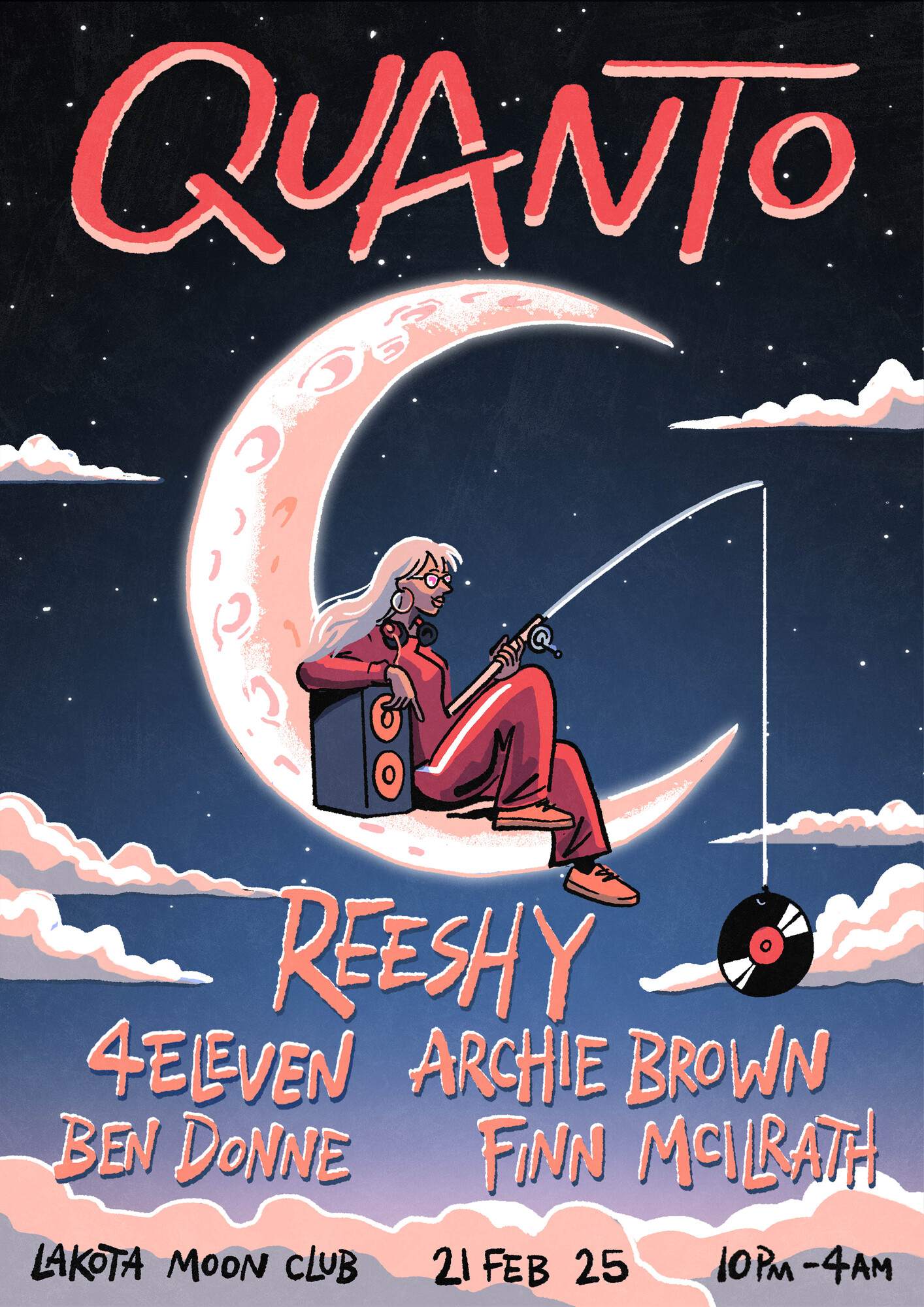 QUANTO presents Reeshy at Moon Club, Bristol