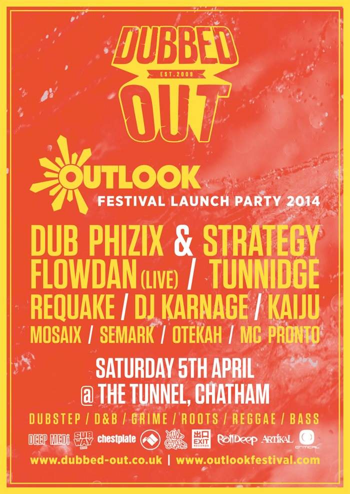Dubbed Out - Outlook Festival Launch Party - フライヤー表