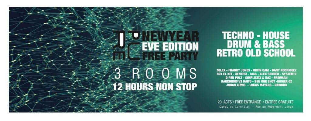 Pure New Year Edition Free Party - フライヤー表