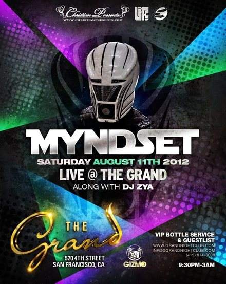 The Grand Saturday with Myndset - フライヤー表