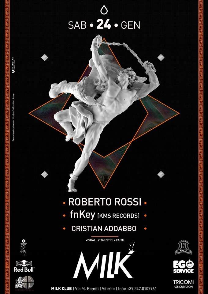 Milk Club presenta Roberto Rossi Fnkey Cristian Addabbo - Página frontal