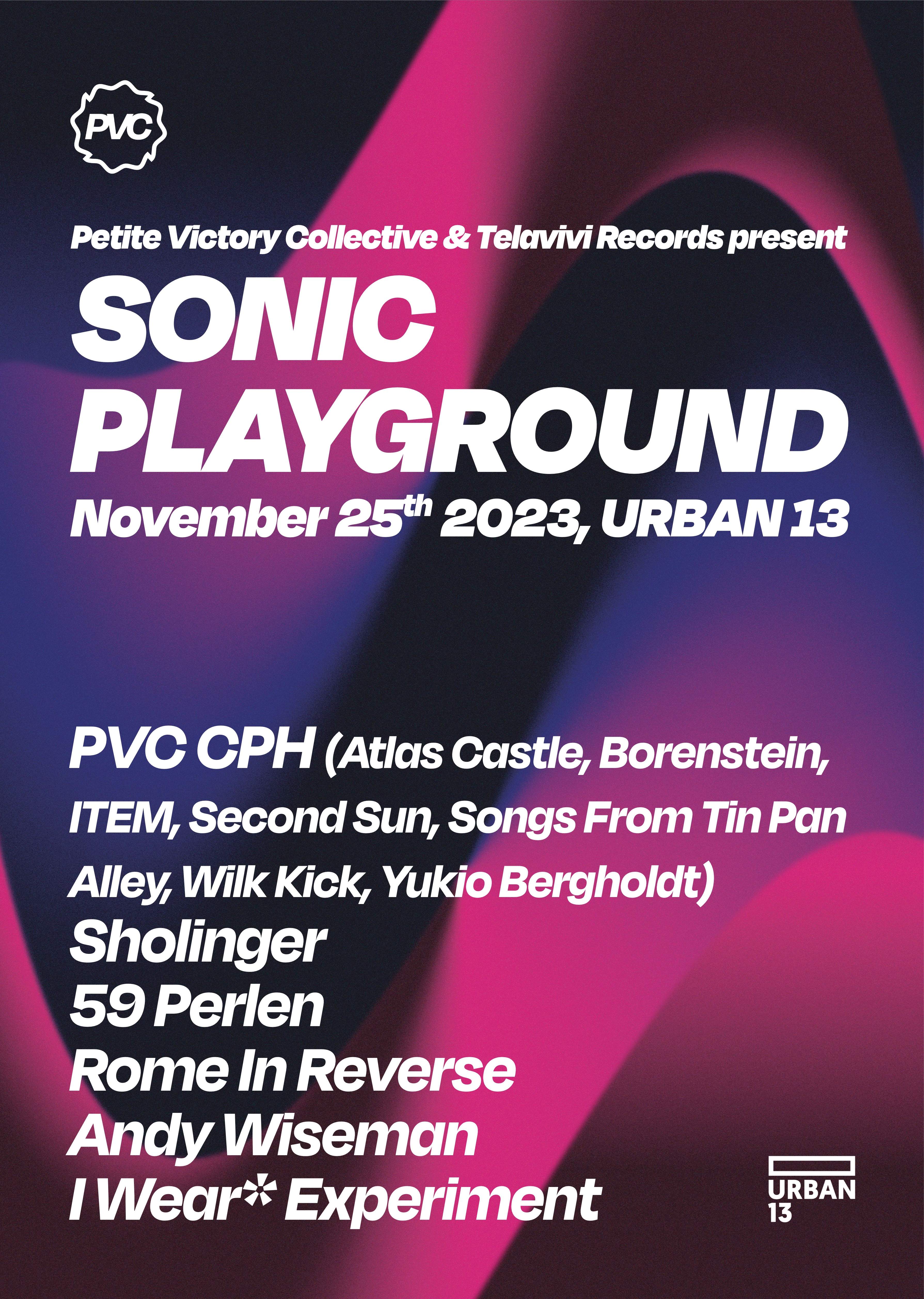 SONIC PLAYGROUND 2023  URBAN 13 — Petite Victory Collective