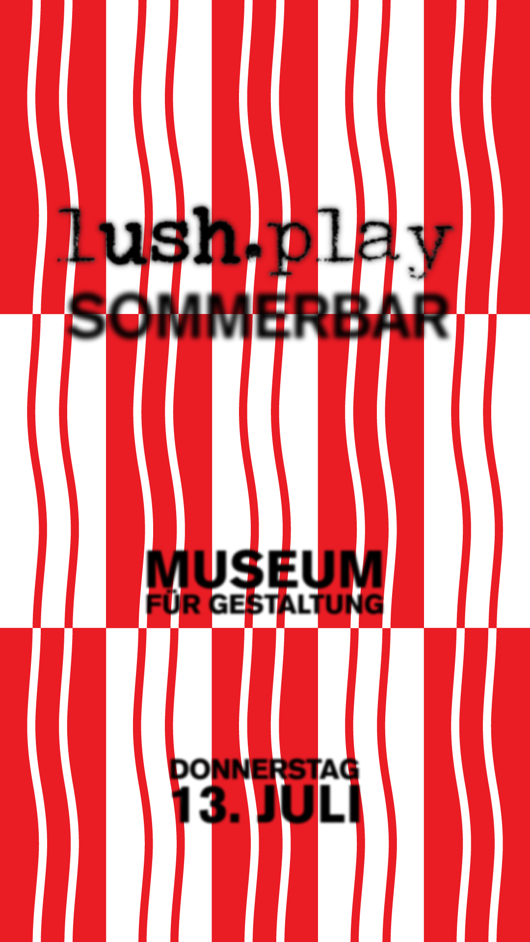 Sommerbar // lush.play - フライヤー表