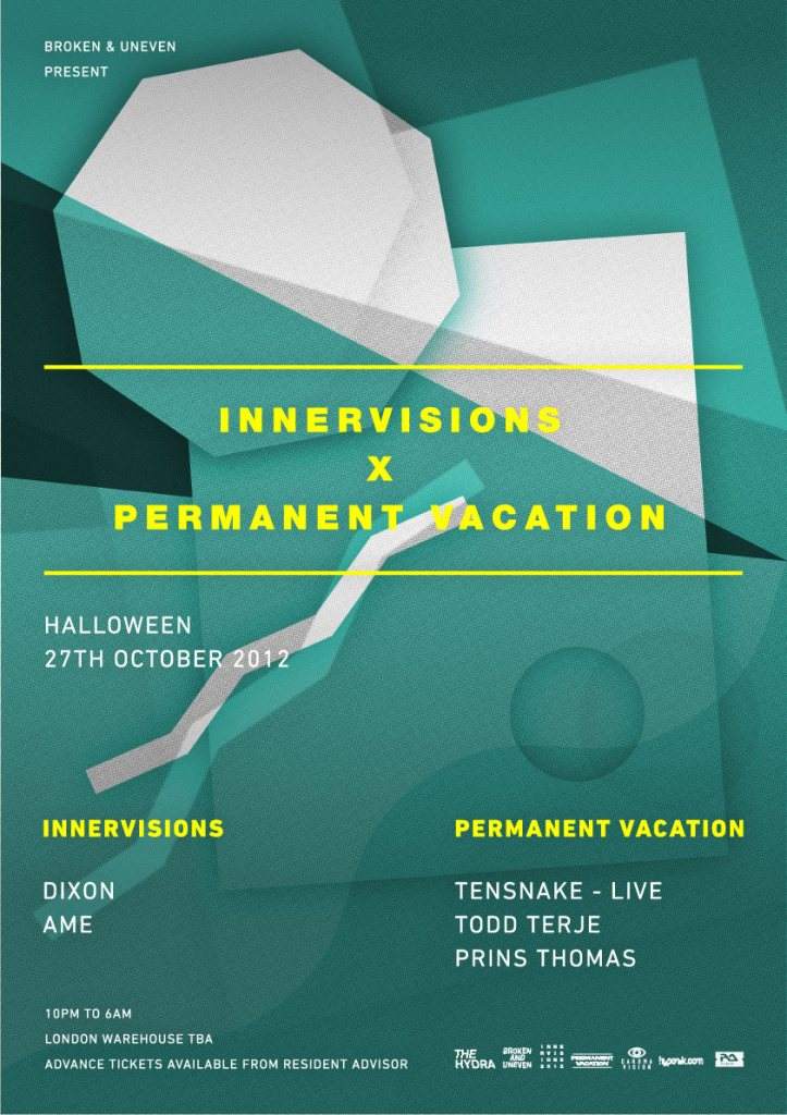 The Hydra: Innervisions x Permanent Vacation with Dixon, Ame, Tensnake, Todd Terje - Página frontal
