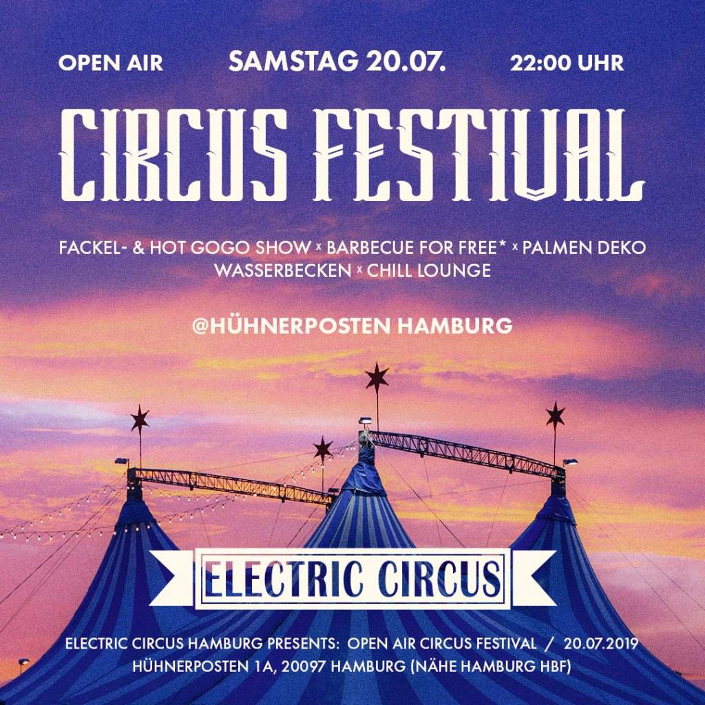 Electric Circus - Open Air Festival - フライヤー表