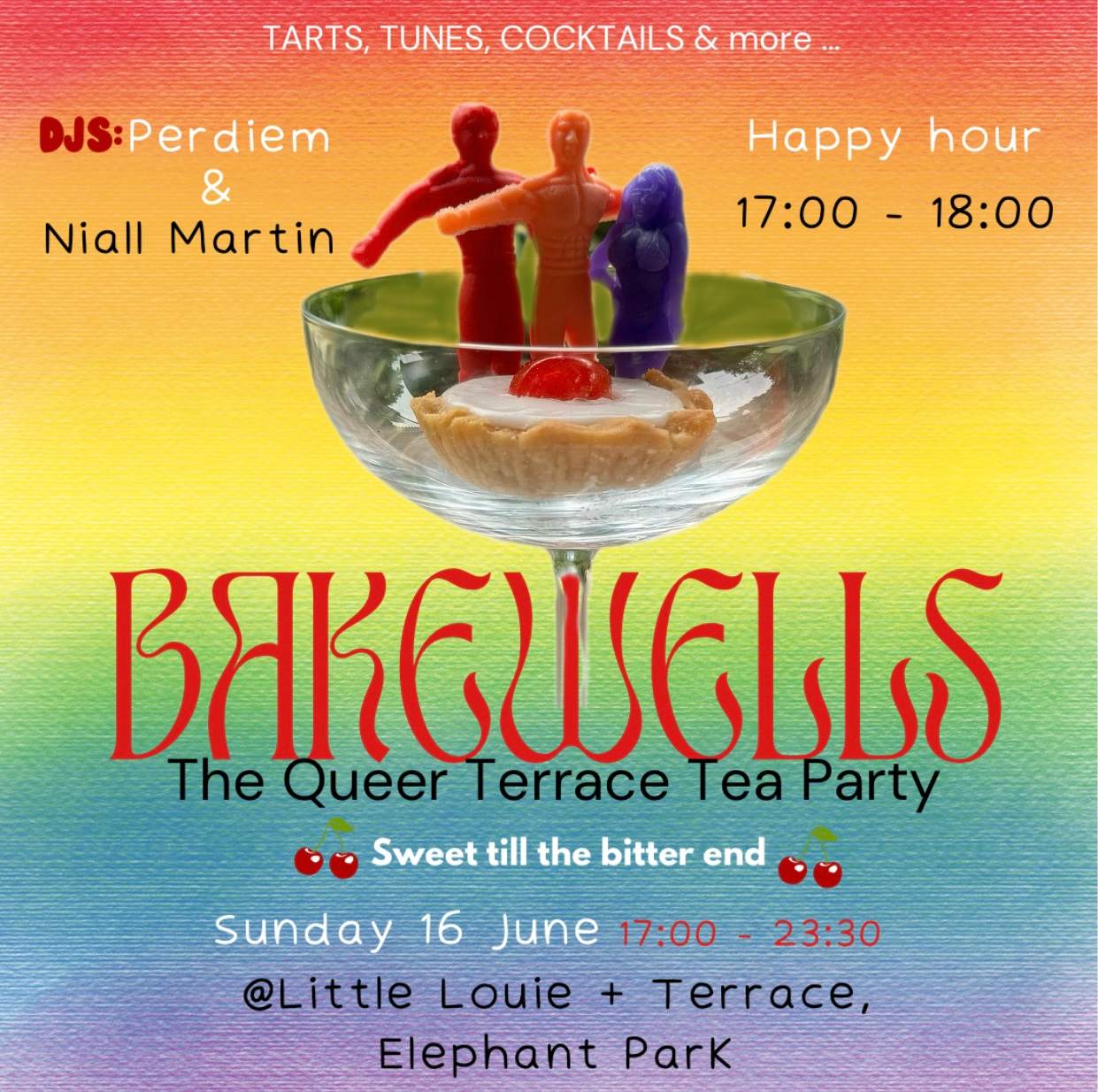 Bakewells: The Queer Terrace Tea Party en Louie Louie, London