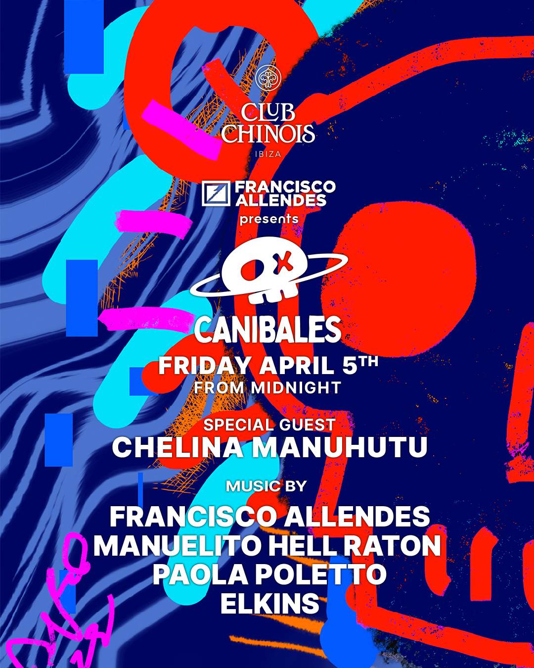 Francisco Allendes presents CANIBALES - フライヤー表