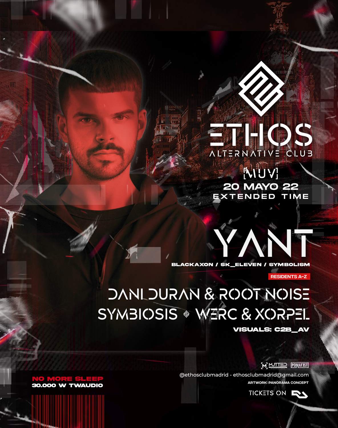 ETHOS Alternative Club with Yant - Página frontal