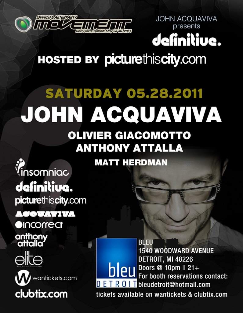 John Acquaviva presents Definitive - Página trasera