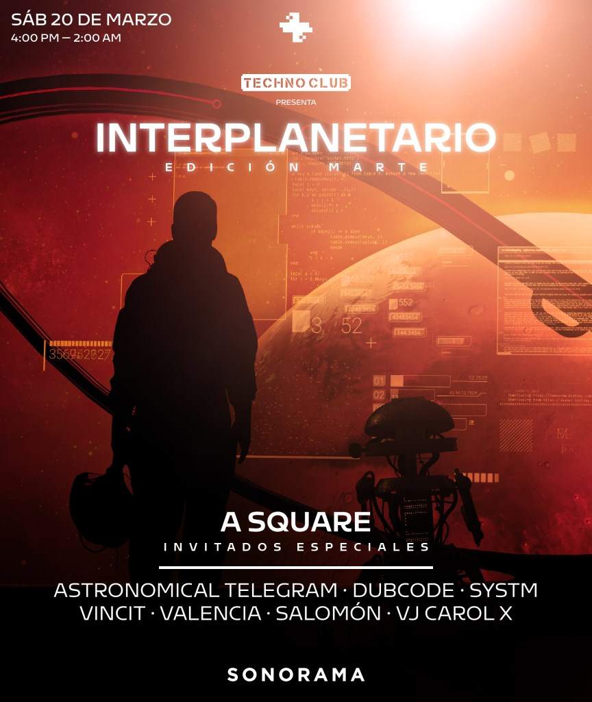Interplanetario by Techno Club - Página frontal