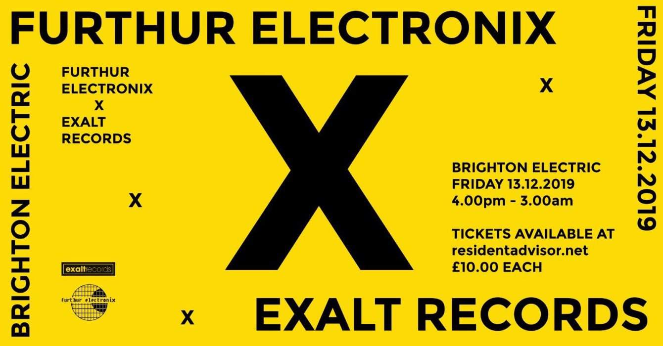 Furthur Electronix x Exalt Records - フライヤー表