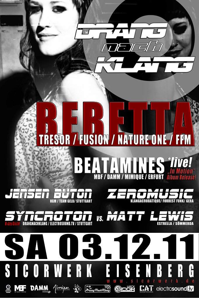 Drangnachklang Pres. Bebetta & Beatamines Live - Sync's Bday Special - Página frontal