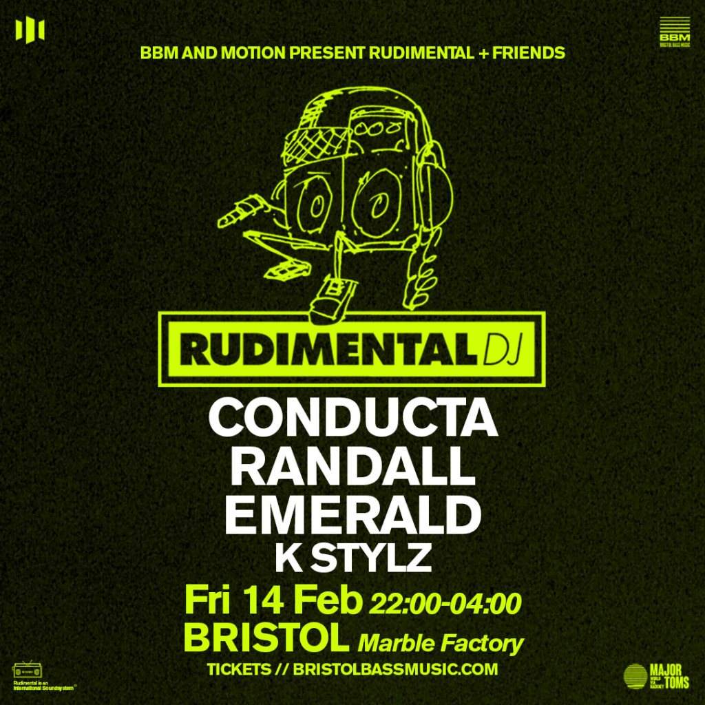 Rudimental and Friends Bristol - Página frontal