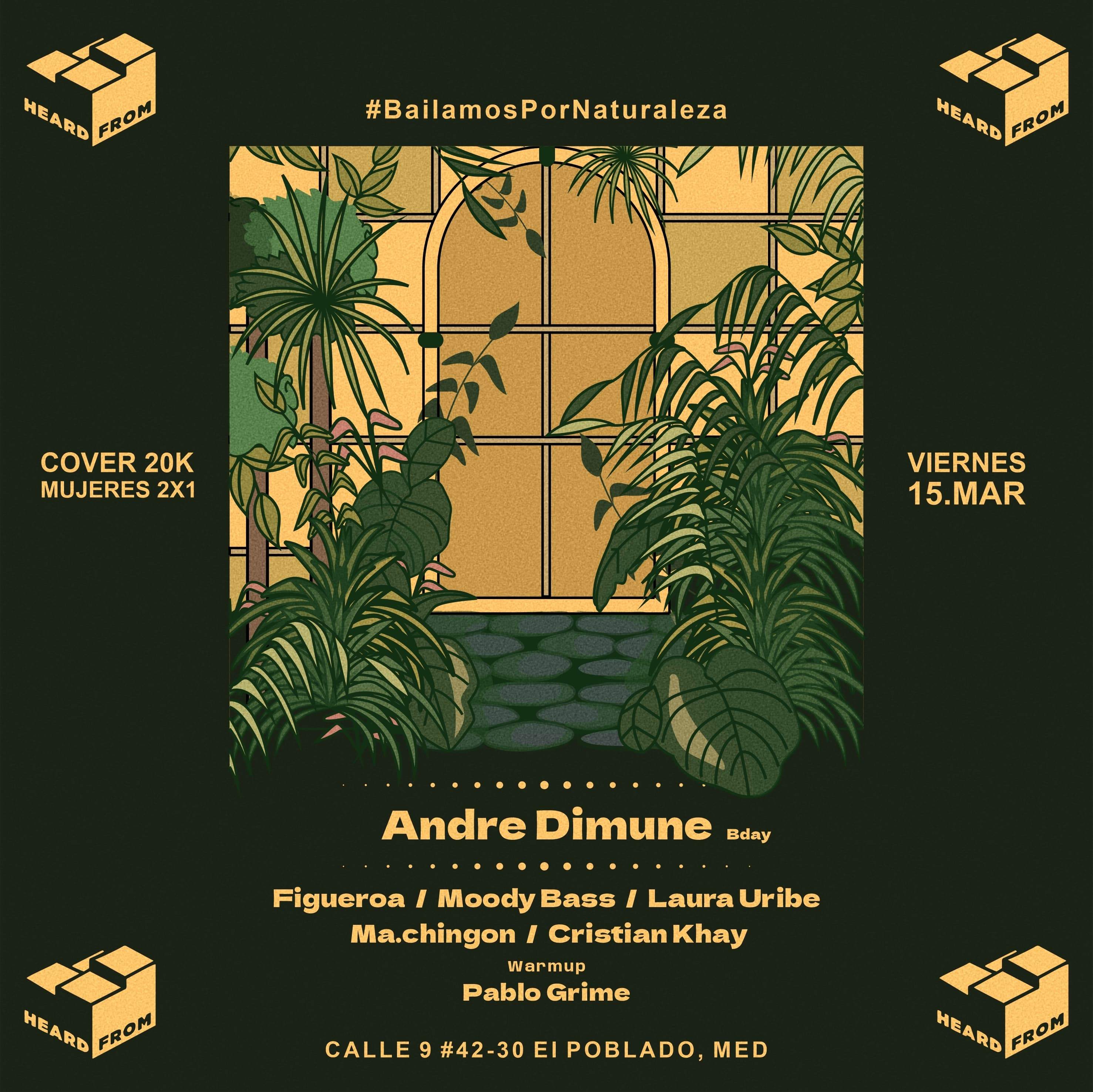 Friday / Andre Dimune Bday - フライヤー表