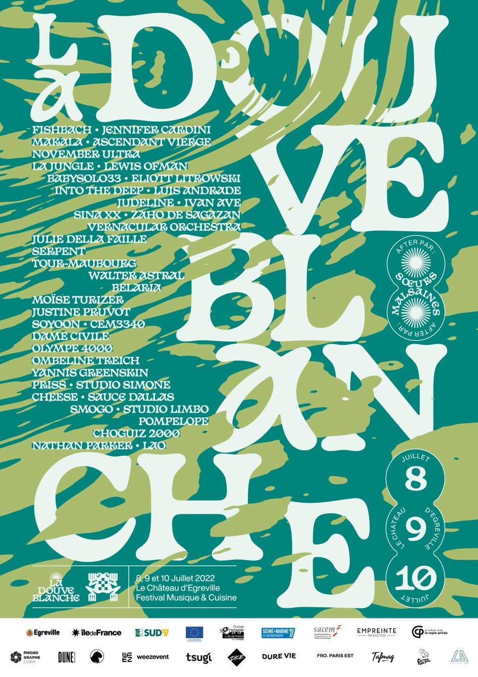 La Douve Blanche Festival 2022 - フライヤー表