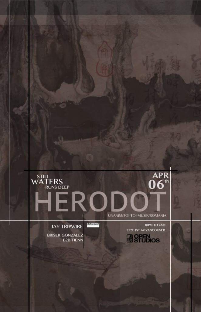 Underg presents Still Waters Run Deep with Herodot - Página frontal