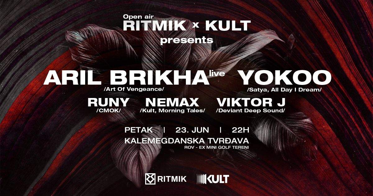KULT x RITMIK pres. Aril Brikha (live) & YokoO - フライヤー表