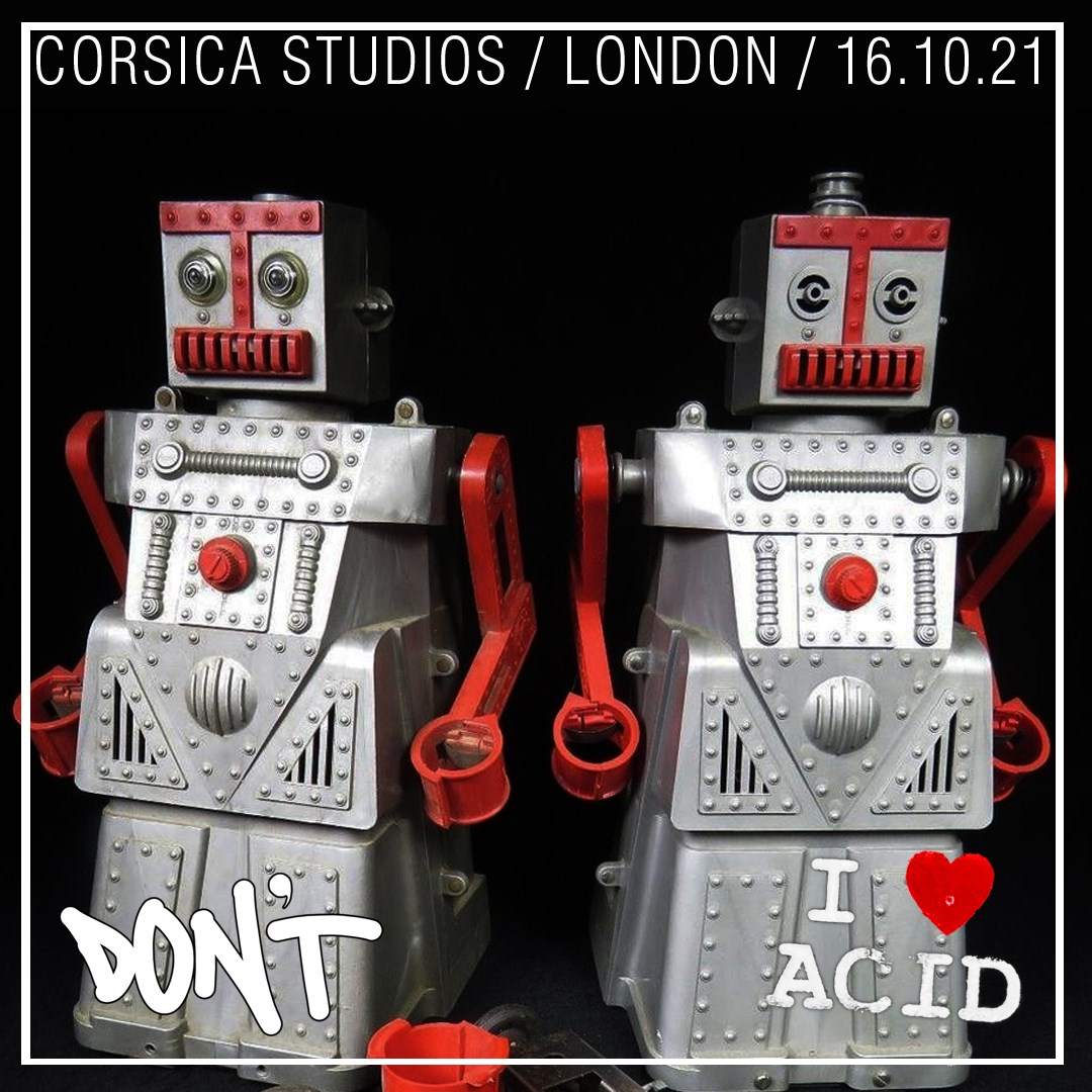 Don't -vs- I Love Acid - フライヤー表