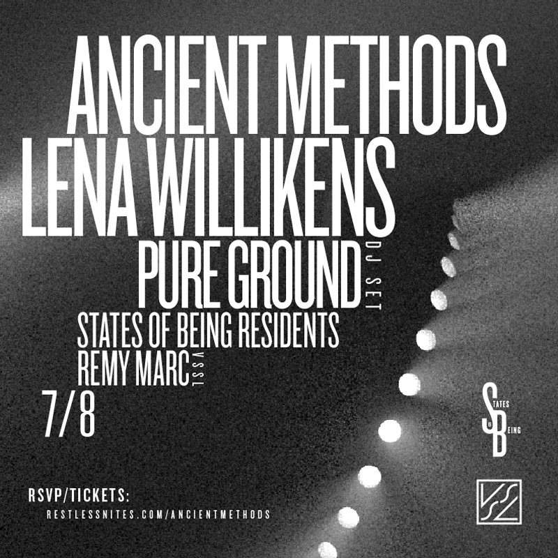 VSSL x States Of Being - Ancient Methods, Lena Willikens, Pure Ground DJ Set, and more - Página frontal