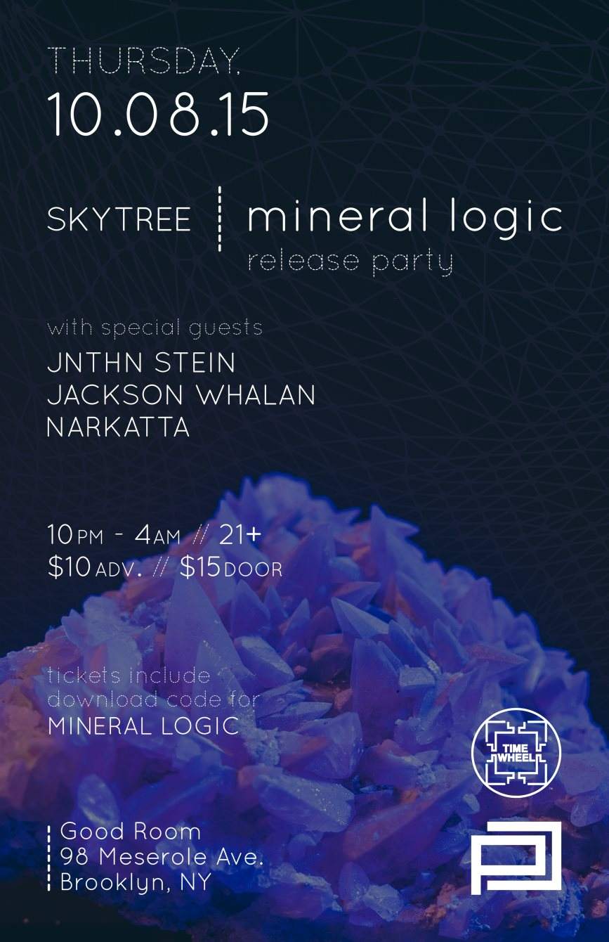 Skytree 'Mineral Logic' Album Release Party with Jnthn Stein & Jackson Whalan - Página frontal