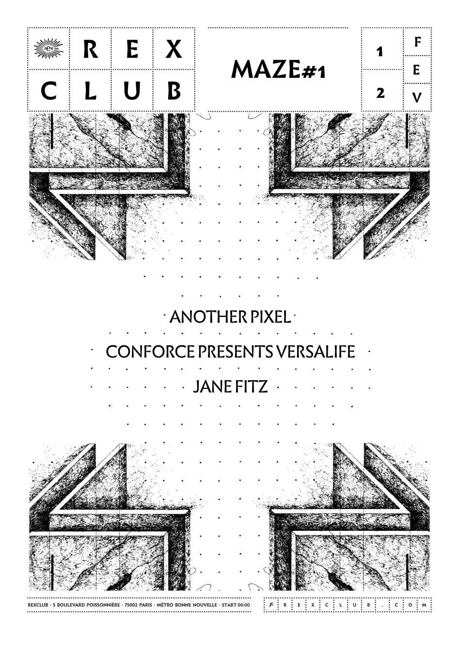 Maze #1: Conforce Présente Versalife, Another Pixel, Jane Fitz - Página frontal