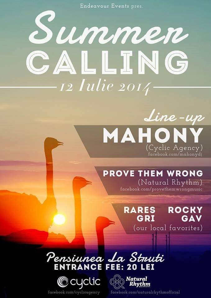 Endeavour Events Pres. Mahony & Prove Them Wrong - Página frontal