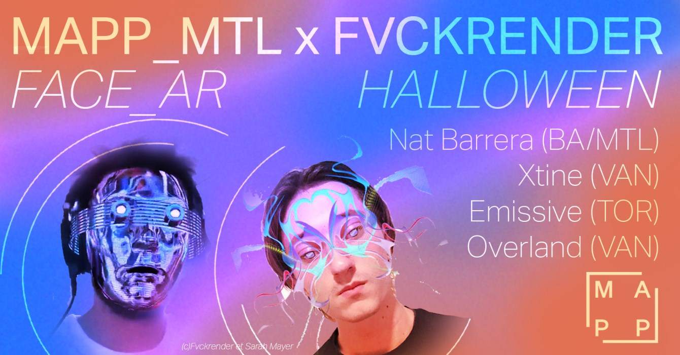 Face_ar: Virtual Halloween Party - フライヤー裏